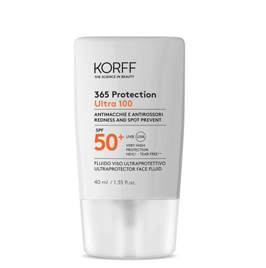 Korff - 365 Protection Ultra 100 Fluido Viso Spf50+ Confezione 40 Ml