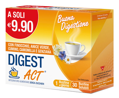 Act - Digest Integratore Alimentare Regolarità E Digestione Confezione 30 Bustine