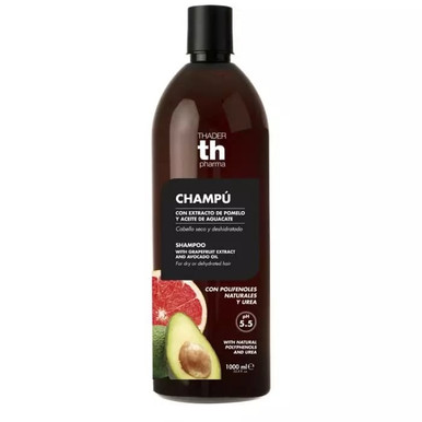 Th Pharma - Polifenoli Shampoo Rigenerante Con Urea Pompelmo Avocado Confezione 1000 Ml