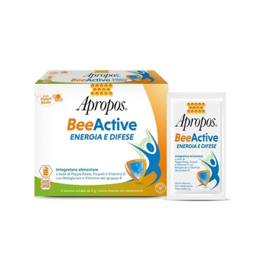 Apropos - Beeactive Integratore Energia e Difese Immunitarie Confezione 12 Bustine