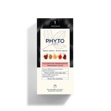 Phyto - PhytoColor Tintuta Per Capelli Permanente Confezione Kit Colorazione 1 Nero