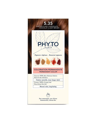 Phyto - PhytoColor Tintura Per Capelli Permanente Confezione Kit 5.35 Chocolate Light Brown