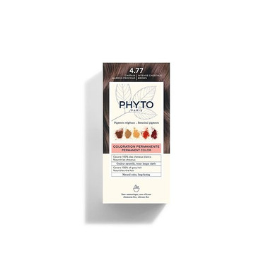 Phyto - PhytoColor Tintura Per Capelli Permanente Confezione Kit 4.77 Castano Marrone