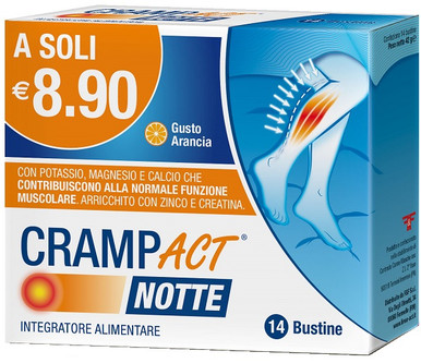 Act - Cramp Notte Integratore per la Funzione Muscolare Confezione 14 Bustine