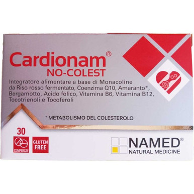 Named - Cardionam No Colest Integratore per il Colesterolo Confezione 30 Compresse