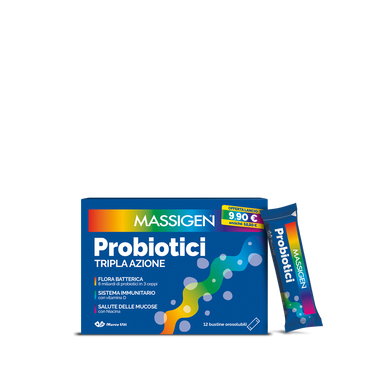 Massigen - Probiotici Con Fermenti Lattici Confezione 12 Stick