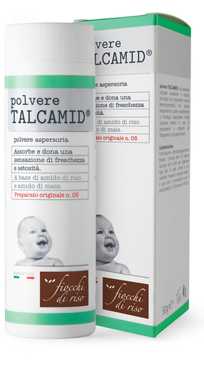 Fiocchi Di Riso - Talcamid Polvere Per Sudamina Confezione 50 Gr