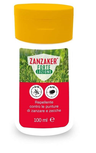 Zanzaker - Forte Lozione Repellente Zanzare Confezione 100 Ml