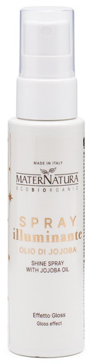 MaterNatura - Spray Illuminante all'Olio di Jojoba per Capelli Crespi Confezione 100 Ml