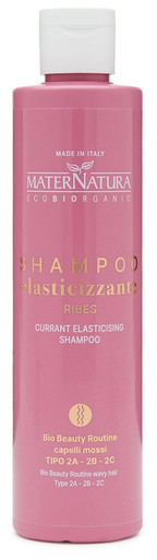 MaterNatura - Shampoo Elasticizzante per Capelli Mossi al Ribes Confezione 250 Ml