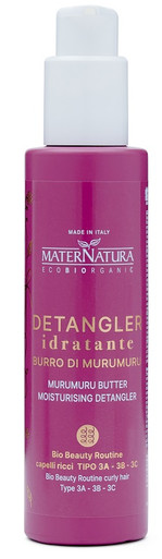 MaterNatura - Detangler Idratante Capelli Ricci al Burro di Murumuru Confezione 150 Ml