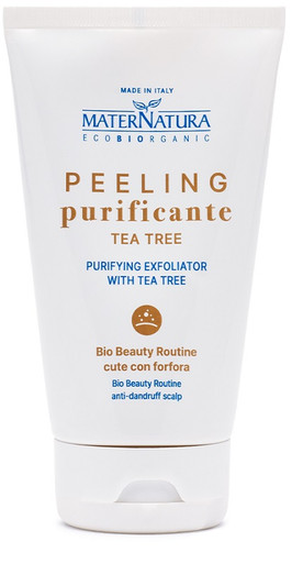 MaterNatura - Peeling Purificante Anti-Forfora per la Cute al Tea Tree Confezione 150 Ml
