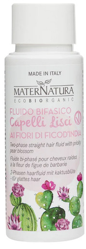 MaterNatura - Fluido Bifasico Capelli Lisci ai Fiori di Fico d'India Confezione 50 Ml