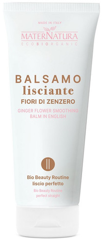 MaterNatura - Balsamo Setificante Capelli Lisci Fior di Zenzero Confezione 250 Ml