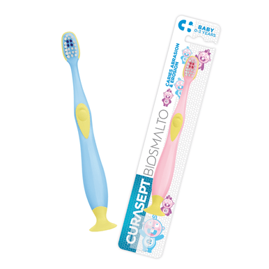 Curasept - Spazzolino Biosmalto Baby 0-3 Anni Confezione 1 Pezzo
