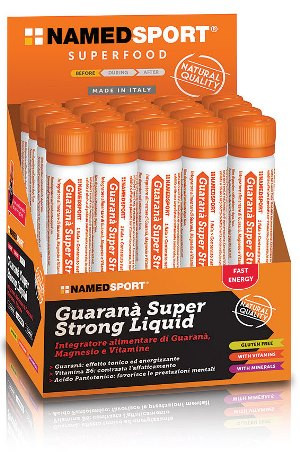 Named Sport - Guaranà Super Strong Liquid Integratore Energizzante Confezione 1 Fiala 25 Ml