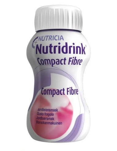Nutricia - Nutridrink Compact Fibre Gusto Fragola Confezione 4X125 Ml