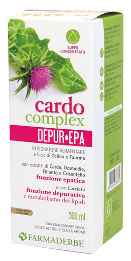 Farmaderbe - Cardo Complex Depur Epa Integratore Per La Funzione Epatica E Depurativa Confezione 500 Ml