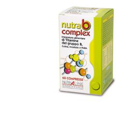 Farmaderbe - Nutra B-Complex Integratore Energizzante Per l'Umore Confezione 60 Compresse