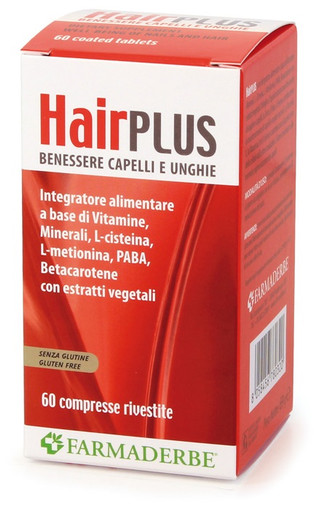 Farmaderbe - Hair Plus Benessere Capelli E Unghie Confezione 60 Compresse