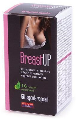 Farmaderbe - Breast Up Integratore Alimentare Rassodante Seno Confezione 60 Capsule