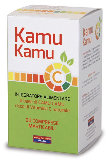 Vital Factors - Kamu Kamu Integratore Alimentare Vitamina C Confezione 60 Compresse Masticabili