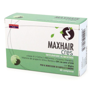 Vital Factors - Max Hair Cres Integratore Caduta Capelli Confezione 60 Compresse