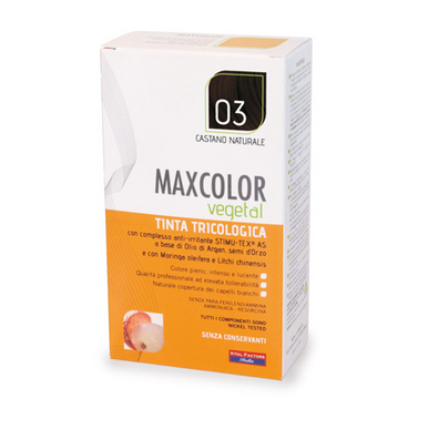 Vital Factors - Max Color Vegetal Tintura Castano Naturale 03 Confezione 140 ML