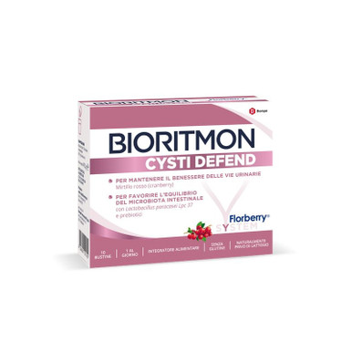 Bioritmon - Cysti Defend Integratore Vie Urinarie Confezione 10 Bustine