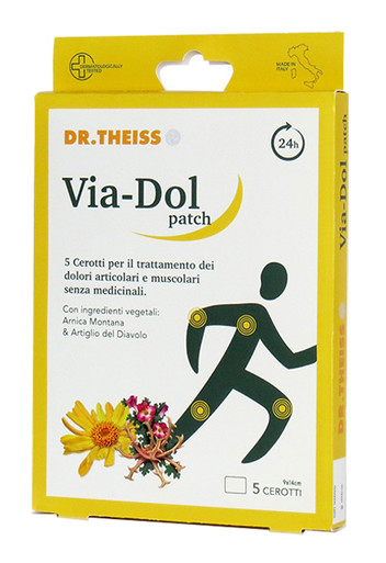 Dr Theiss - Via-dol Patch Cerotti per Dolori Articolari Confezione 5 Pezzi