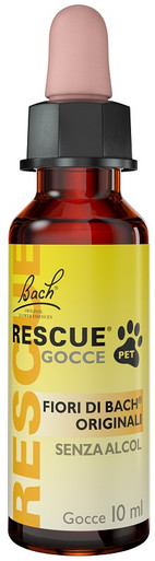 Rescue - Remedy Rescue Pet Calmante Fiori di Bach Originali Confezione 10 Ml