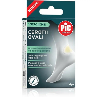 Pic - Solution Cerotti Ovali Per Vesciche Confezione 6 Pezzi