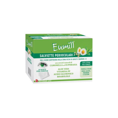 Eumill - Salviette Perioculari Confezione 20 Pezzi