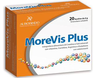  Aurobindo - Morevis Plus Confezione 20 Bustine 