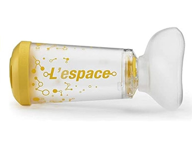 L'Espace - Camera Distanziatrice Con Maschera Gialla Pediatrica Da 2-6 Anni