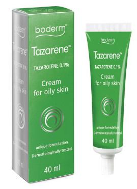 Boderm - Tazarene Crema Trattamento per Pelle Grassa con Imperfezioni Confezione 40 Ml