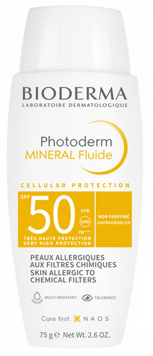 Bioderma - Photoderm Mineral Fluide Protezione Solare SPF 50+ Confezione 75 Ml