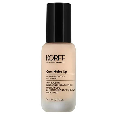 Korff - Cure Make Up Skin Booster Fondotinta Idratante 24H Effetto Nude 04 Confezione 30 Ml