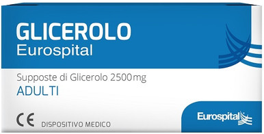 Eurospital - Supposte Glicerolo Adulti 2500 mg Confezione 18 Supposte