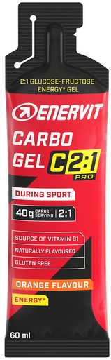 Enervit - Carbo Gel C2:1 PRO Gusto Orange Confezione 60 Ml