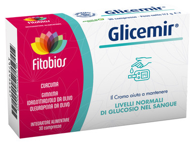 Fitobios - Glicemir Integratore Glicemia Confezione 30 Compresse