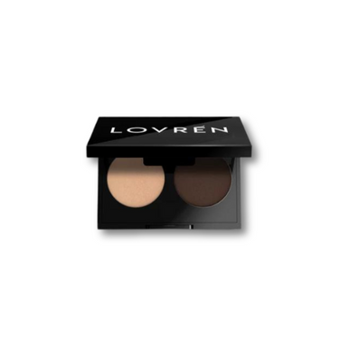 Lovren - OM2 Ombretto Duo Brown Lunga Durata Confezione 2 Ombretti