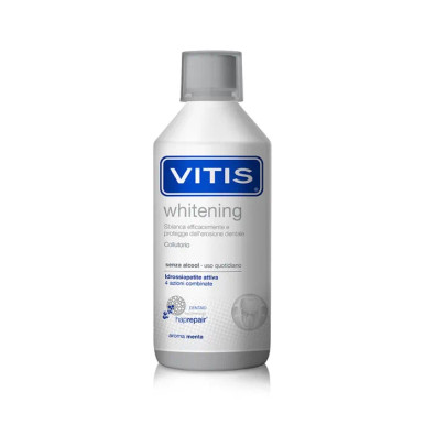 Vitis - Whitening Collutorio Denti Bianchi Uso Quotidiano Confezione 500 Ml