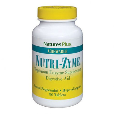 Nature's Plus - Nutri-Zyme Integratore Digestivo Confezione 90 Tavolette (Scadenza Prodotto 05/2026)