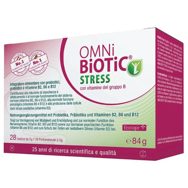 Omni Biotic - Integratore Riequilibrio Flora Intestinale Vitamine Gruppo B Confezione 28 Bustine