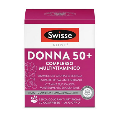 Swisse - Integratore Multivitaminico Benessere Donna 50+ Confezione 30 Compresse