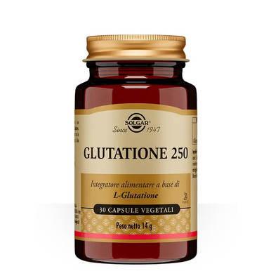 Solgar - Glutatione 250 Integratore Funzione Epatica Confezione 30 Capsule