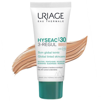 Uriage - Hyséac 3-Regul Crema Colorata Con SPF30 Confezione 40 Ml