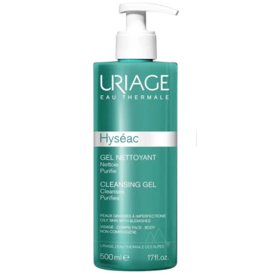 Uriage - Hyséac Gel Detergente Purificante per Pelle Grassa Confezione 500 Ml