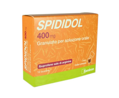 Spididol - Antinfiammatorio Granulato Aroma Cola Limone Confezione 400 Mg